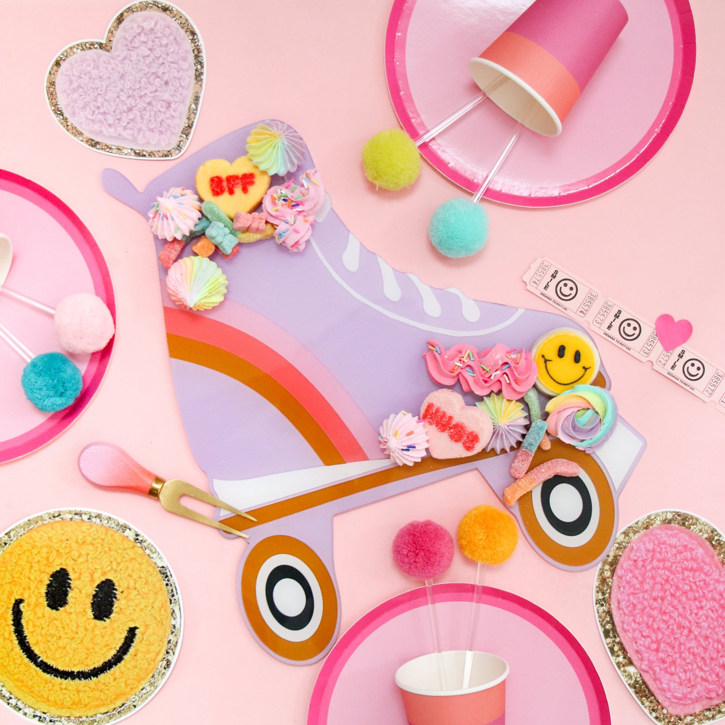 Roller skate acrylic tray