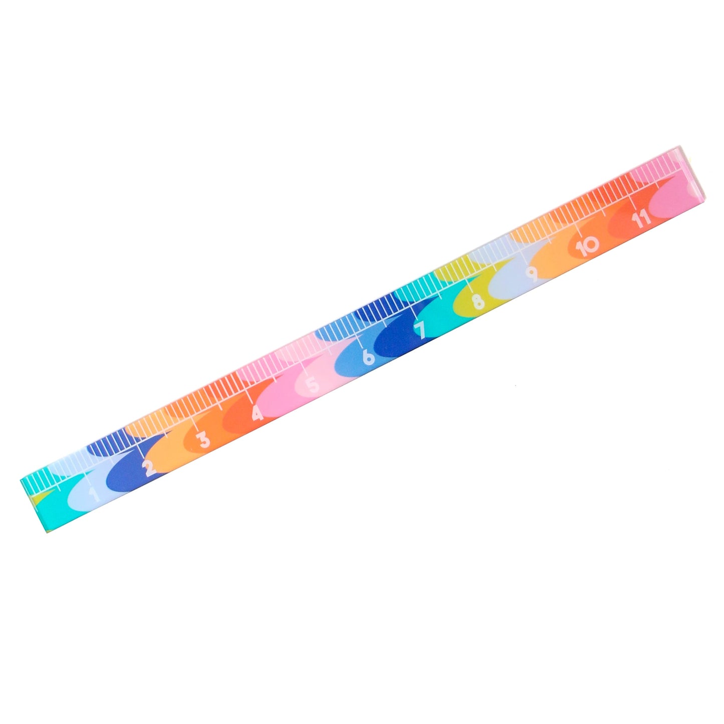 Scalloped rainbow ruler