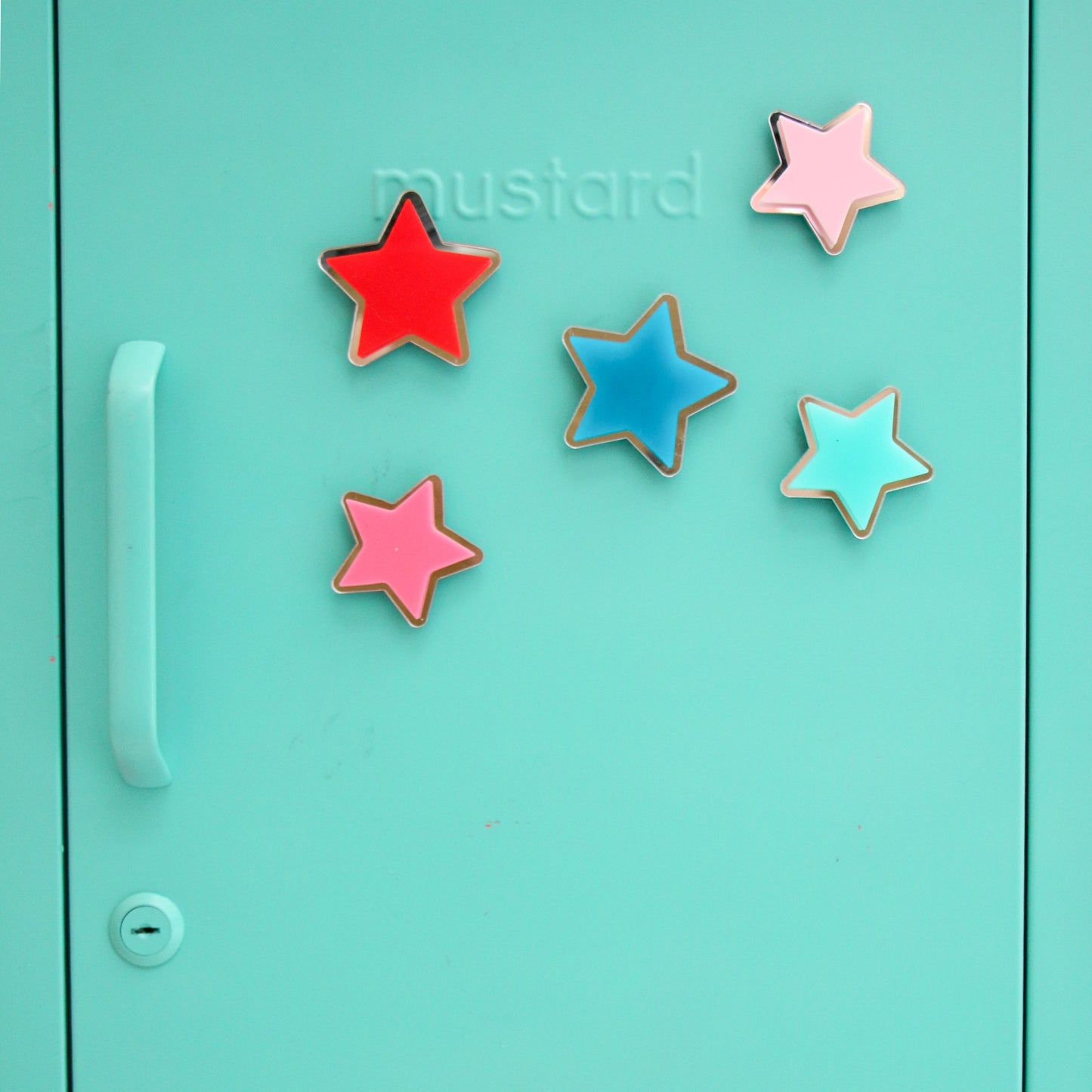 Acrylic star magnet set