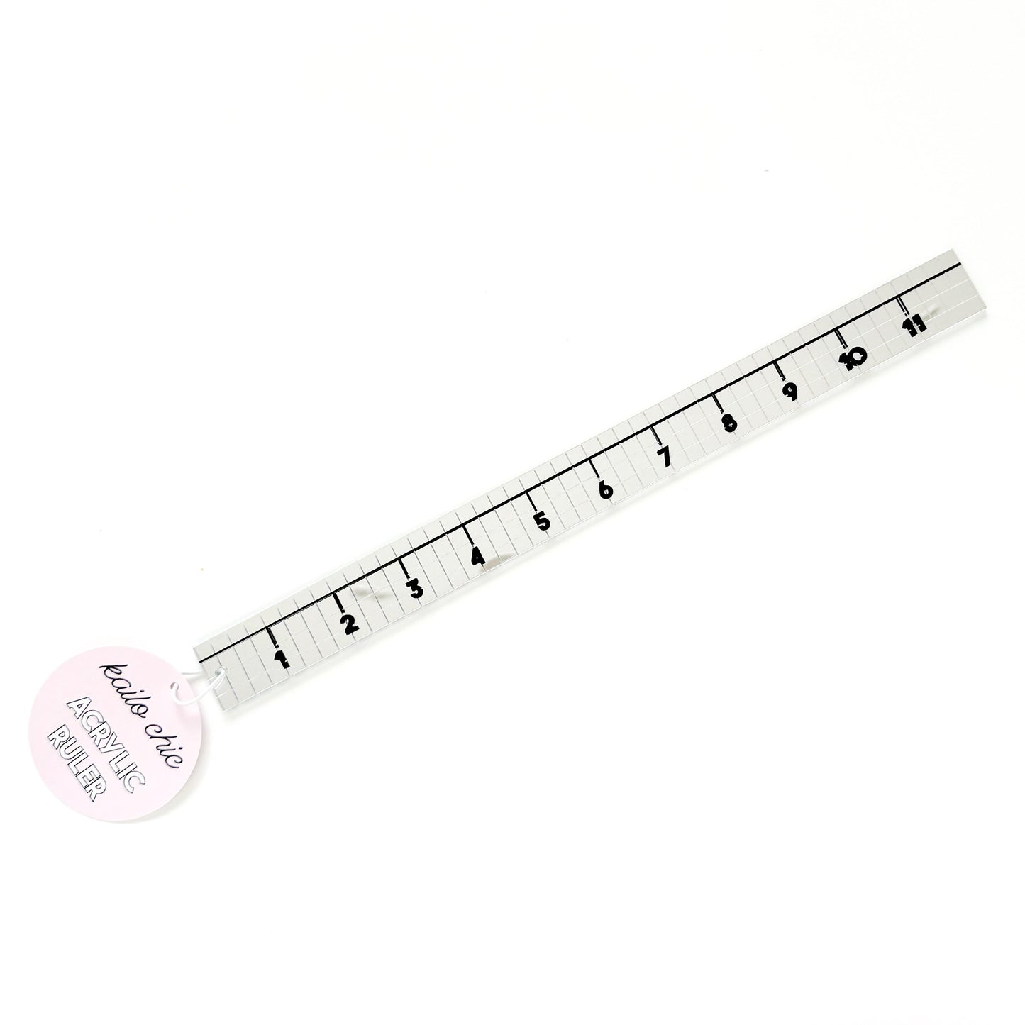 Mirror Ball Mirror Tile Acrylic Ruler