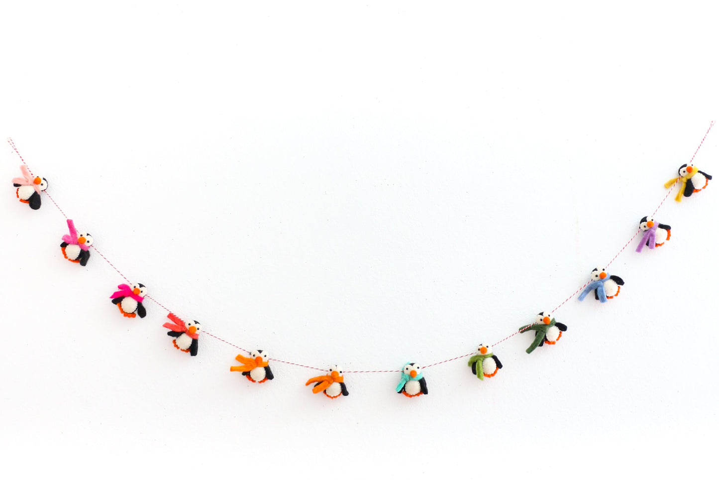Penguin Felt Garland