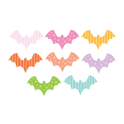 Rainbow Paper Bats