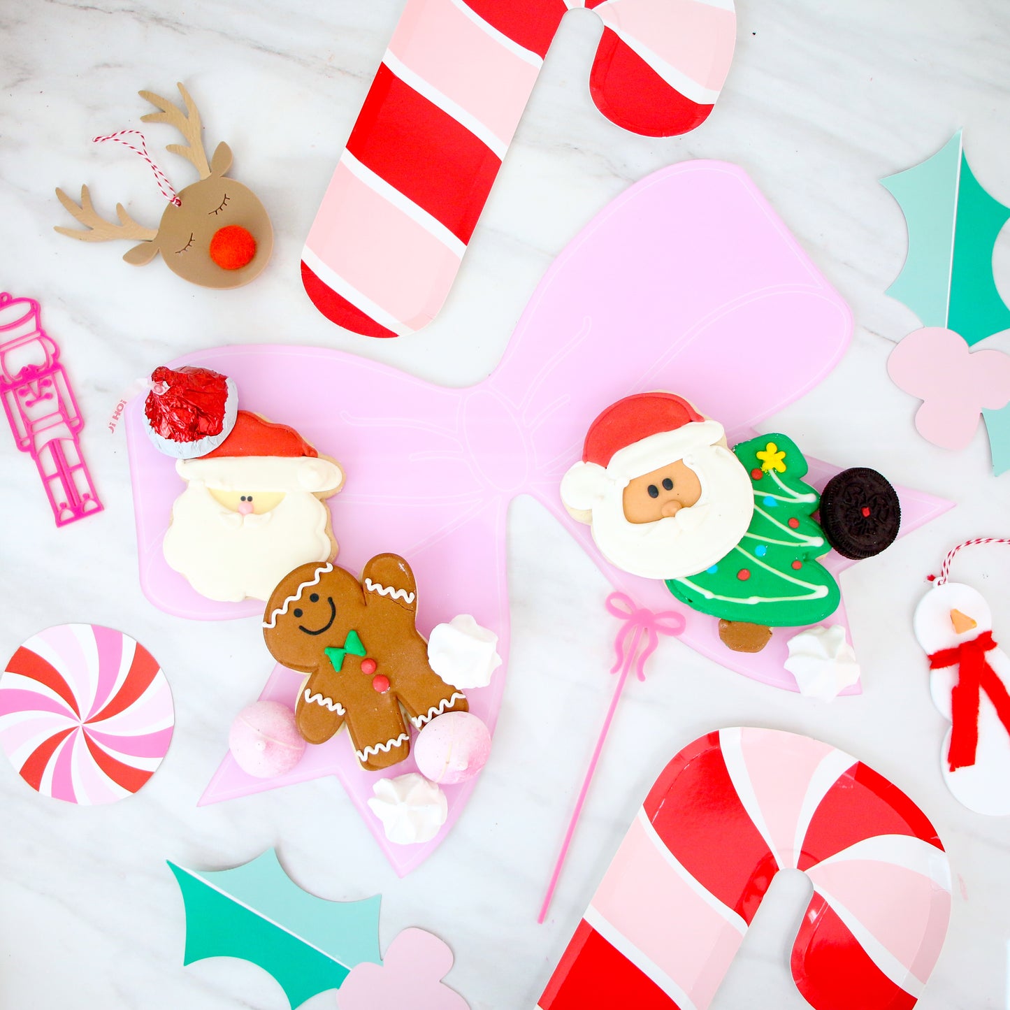 Pink Bow Acrylic Tray
