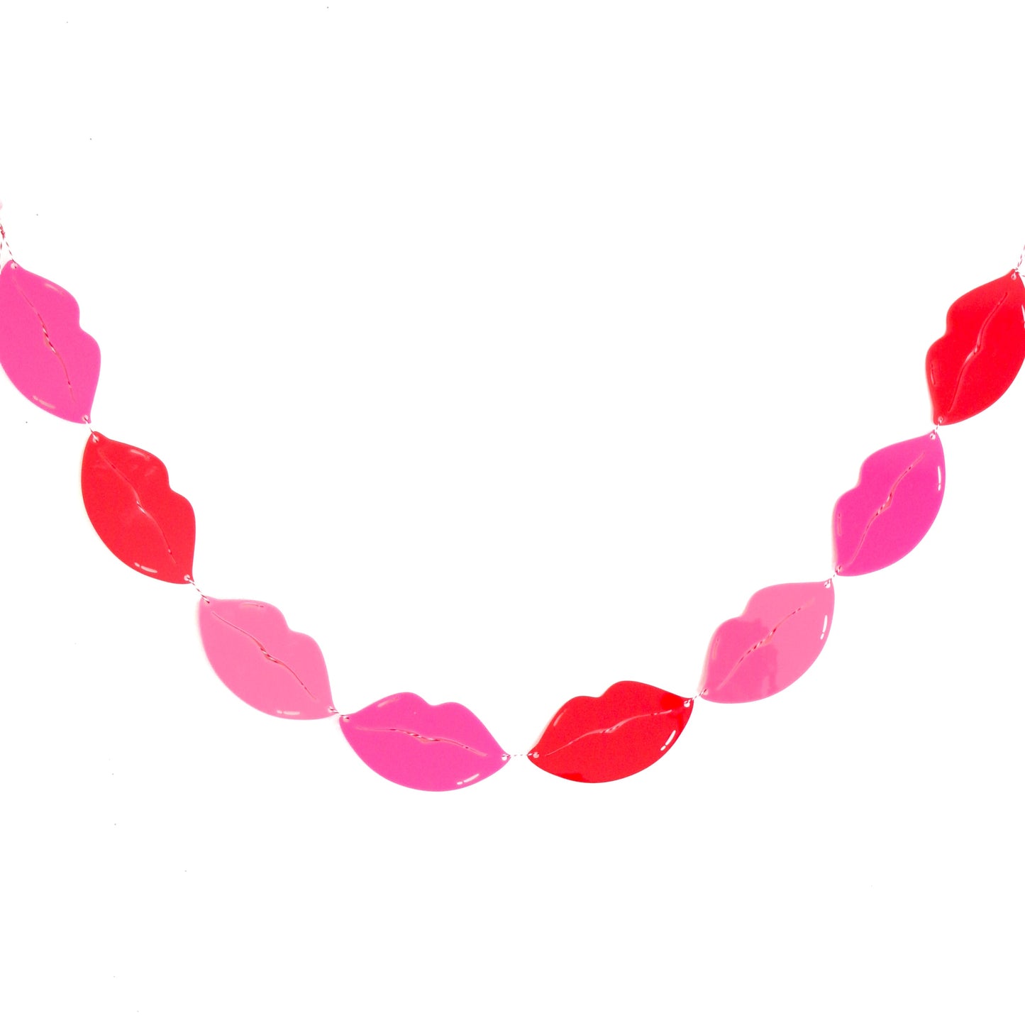 Kiss me! Acrylic Lips garland