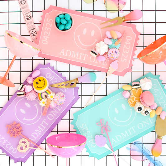 Acrylic carnival ticket trays