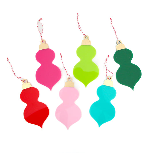Acrylic Ornament Set - Classic