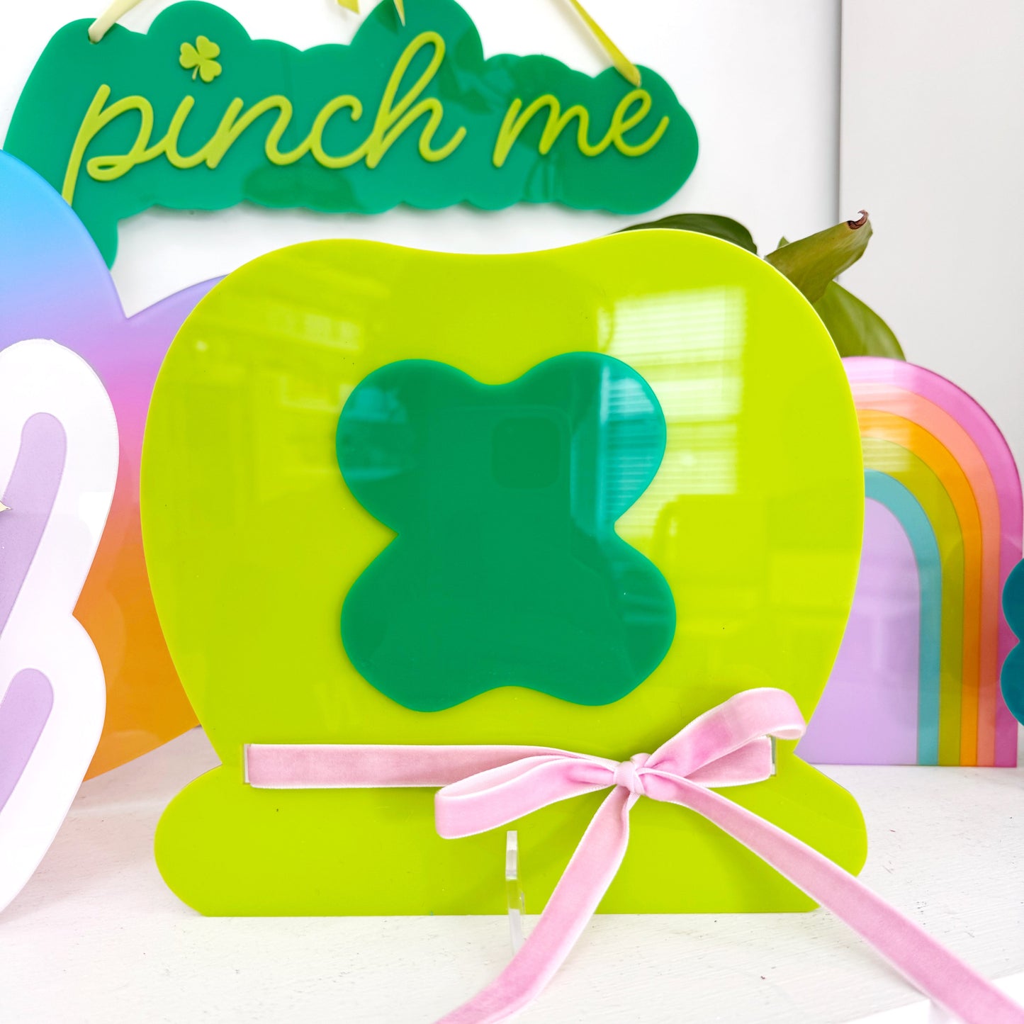 Leprechaun hat acrylic St. Patrick’s day decor