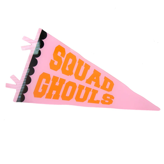 Squad Ghouls acrylic pennant wall art