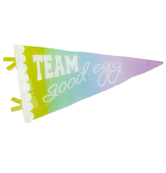Team good egg pennant acrylic Easter sign