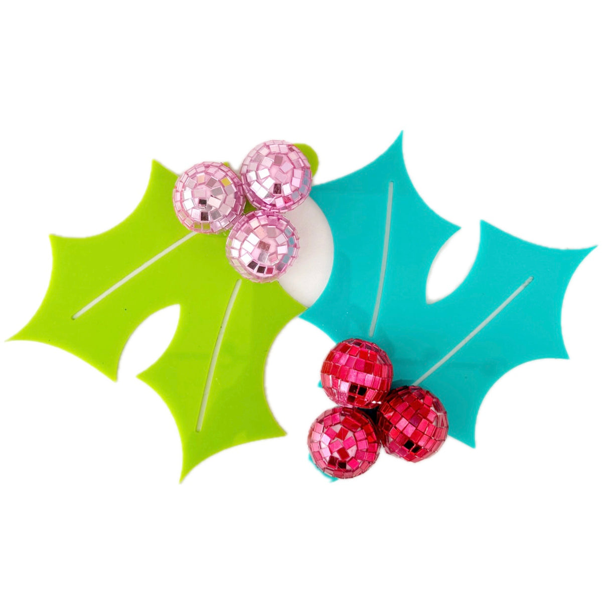 Disco Holly ornament