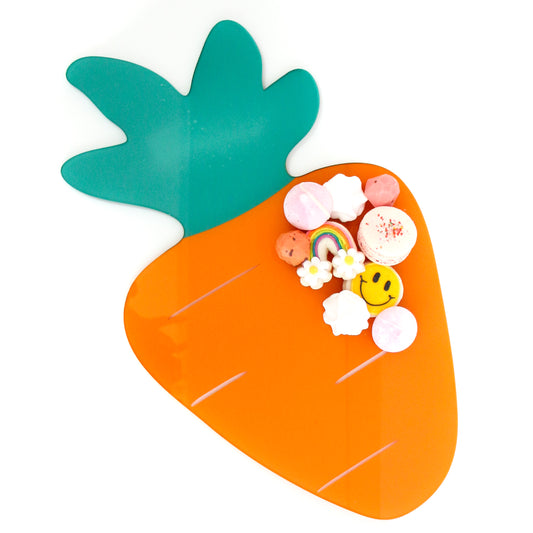 Carrot acrylic tray