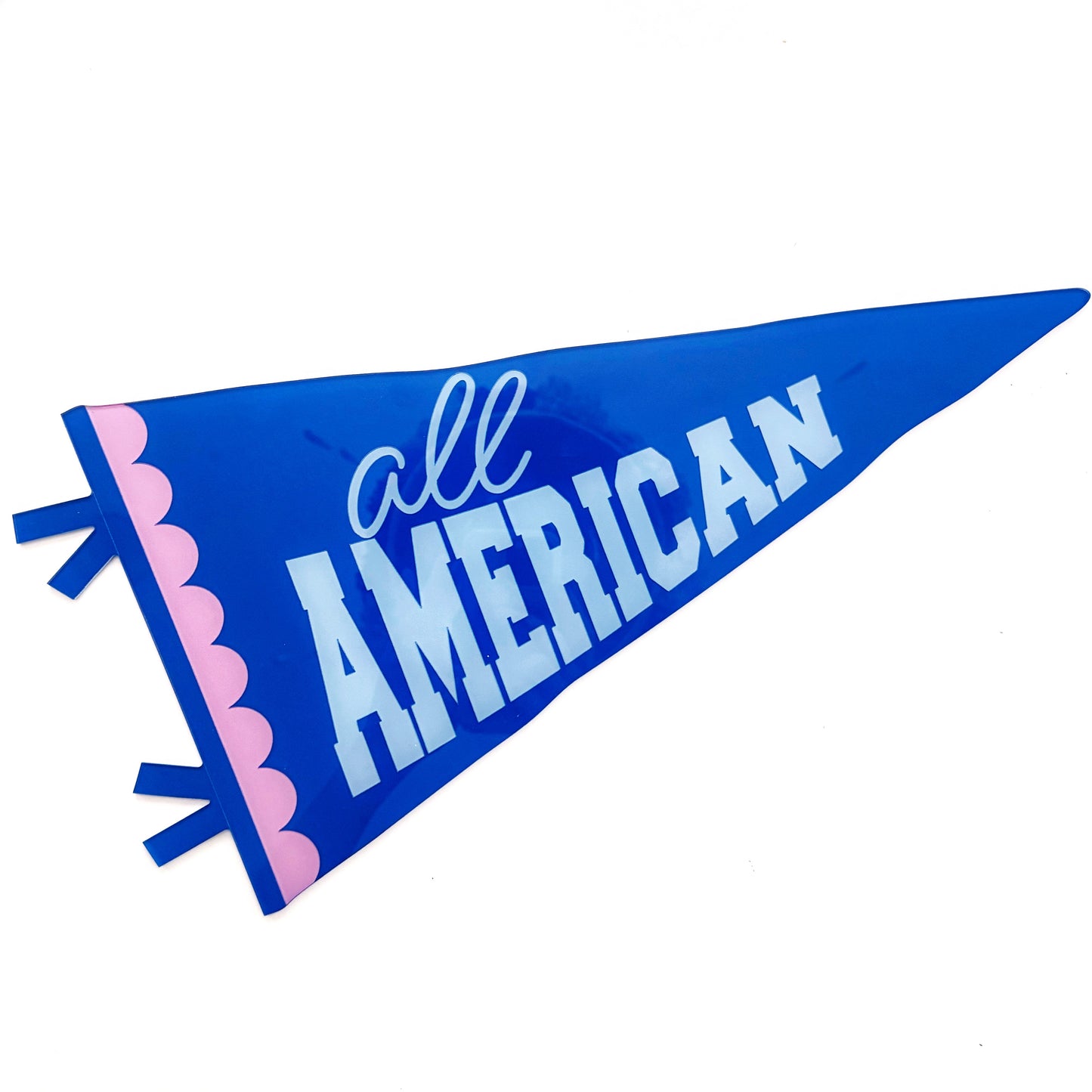 All American Acrylic pennant wall decor