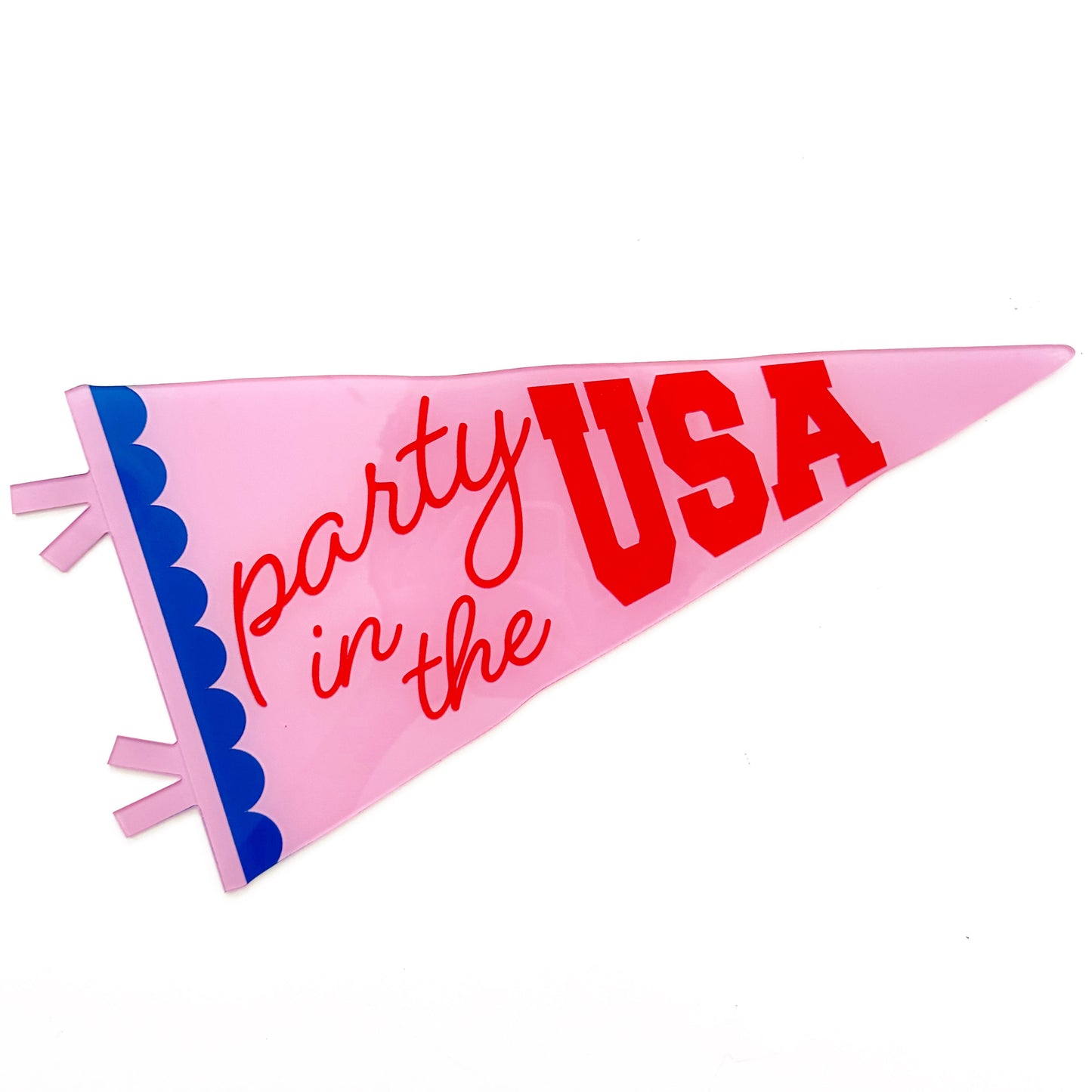 Party in the USA Acrylic pennant wall decor