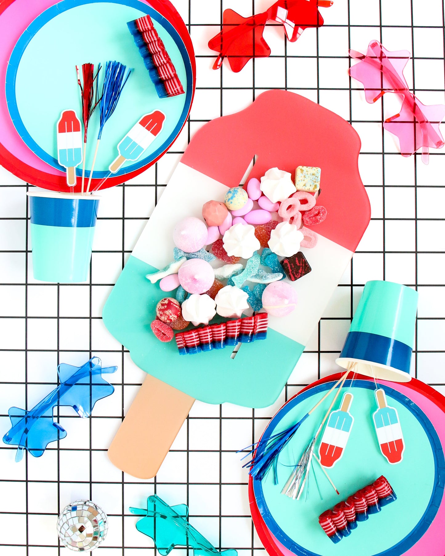 Bomb Pop Charcuterie or Dessert Board