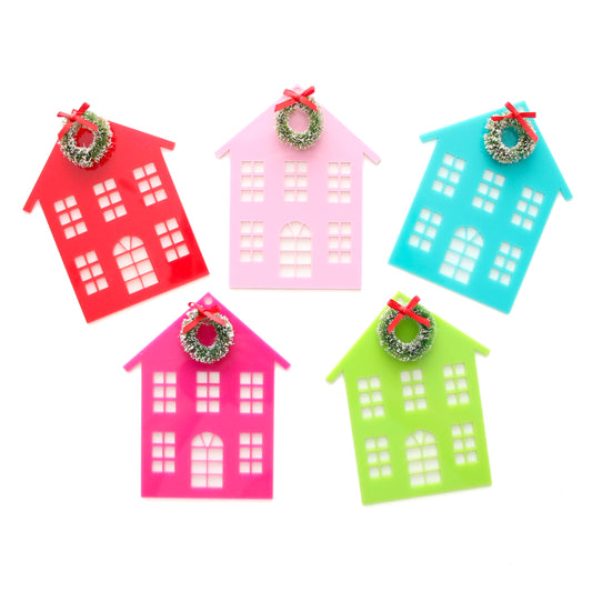 Holiday House Ornament Set - Classic