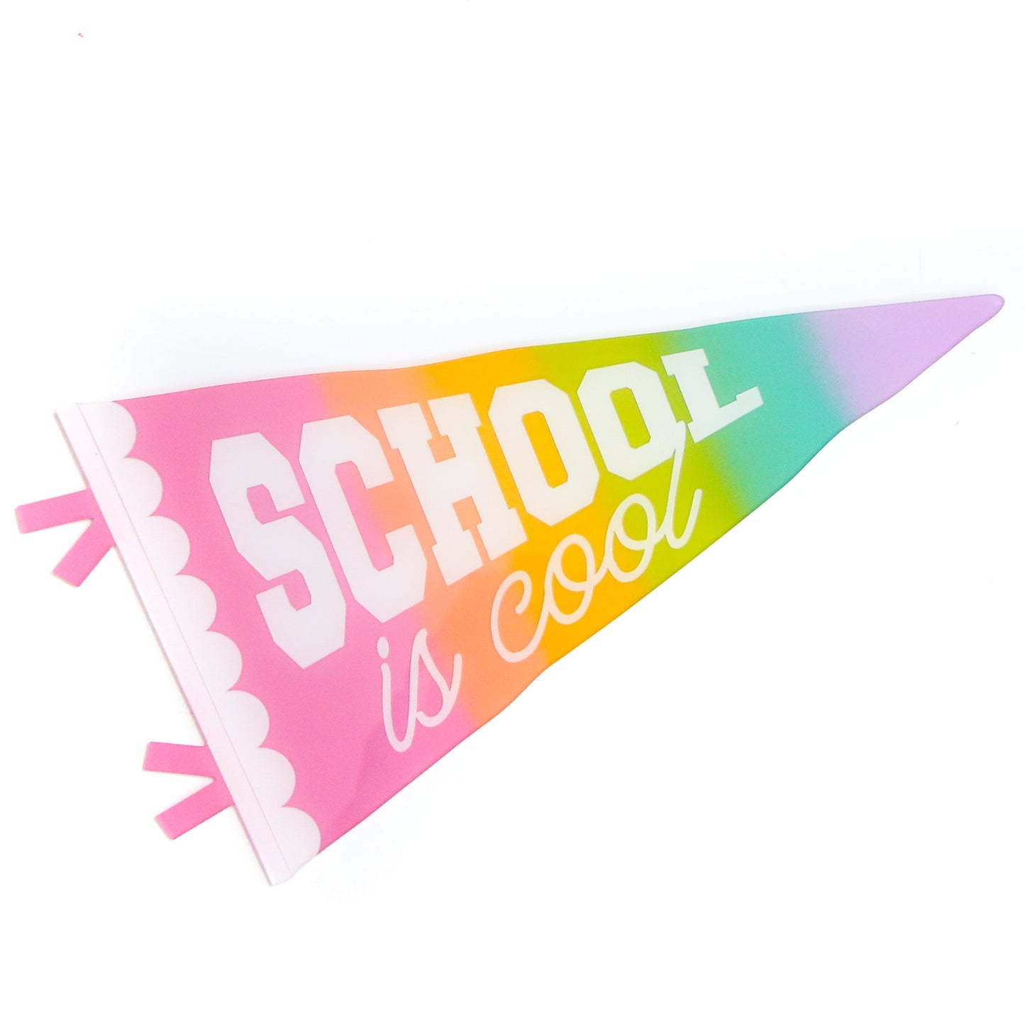 School is Cool Acrylic Pennant sign