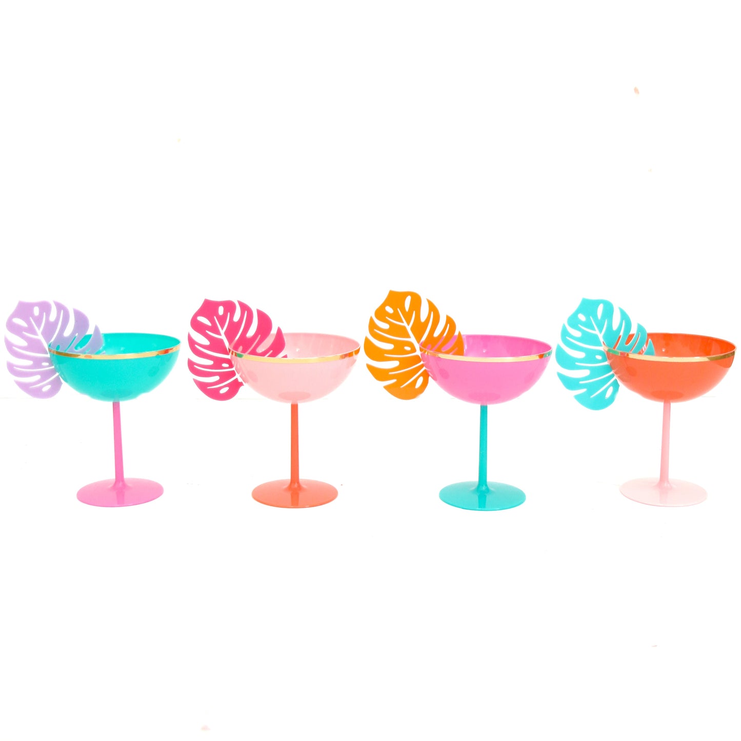 Monstera Leaf Drink Markers