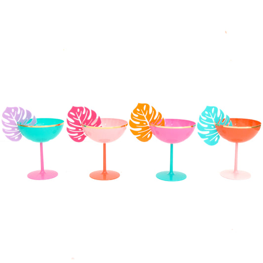 Monstera Leaf Drink Markers